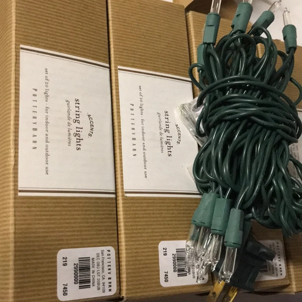 Pottery Barn Christmas lights